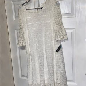 NWT Ivory lace dress